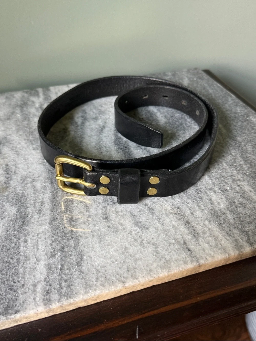 J. Crew Classic Leather Belt - Size S